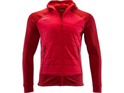 Pánská mikina s nepofukem Dirilo MJ1310 red-merlot (Velikost M)