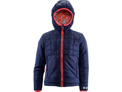 Dìtská zimní bunda Seisa CJ1300 navy-punch (Velikost 122-128)