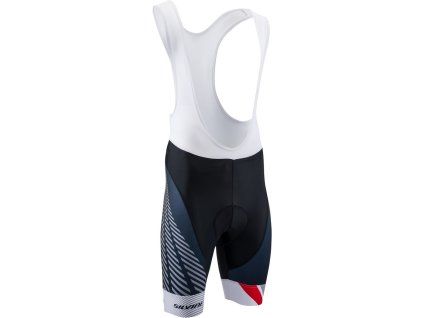 Pánské cyklokalhoty Team Bib MP1406 black/red (Velikost M)