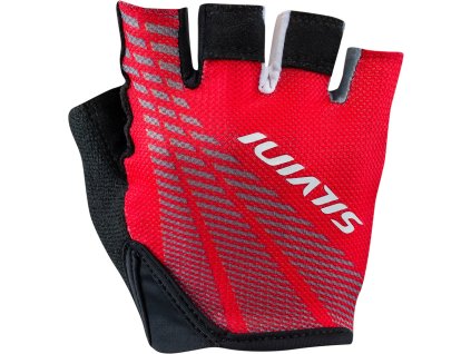Pánské cyklorukavice Team MA1412 red-black (Velikost M)