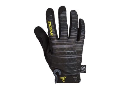 Pánské celoprsté cyklistické rukavice Gattola MA1425 black-charcoal (Velikost M)