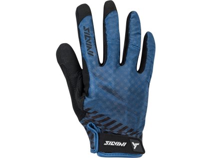 Pánské celoprsté cyklistické rukavice Gattola MA1425 navy-black (Velikost XL)