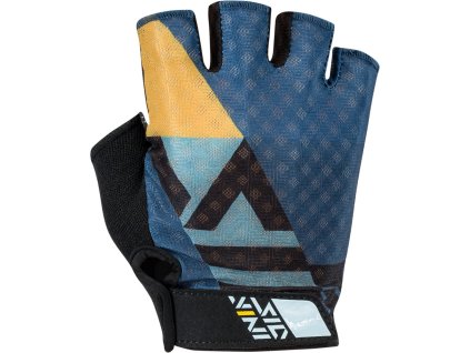 Pánské cyklorukavice Anapo MA1426 navy-black (Velikost L)
