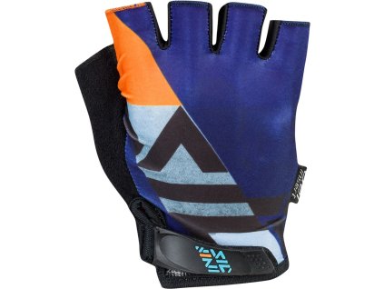 Pánské cyklorukavice Anapo MA1426 navy-orange (Velikost XXL)