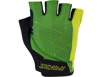 Pánské cyklistické rukavice LIRO MA1444 lime-olive (Velikost M)