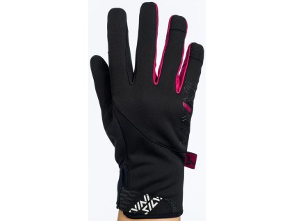 Dámské zimní rukavice ORTLES WA1540 black/pink (Velikost S)