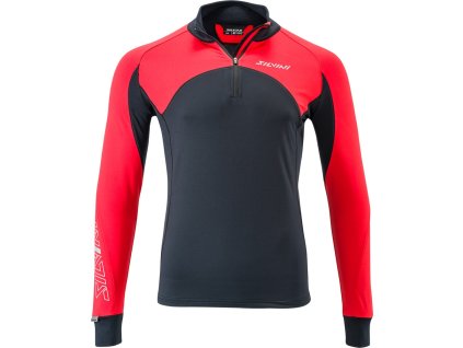 Pánská sportovní mikina Matese MJ1508 black-red (Velikost M)
