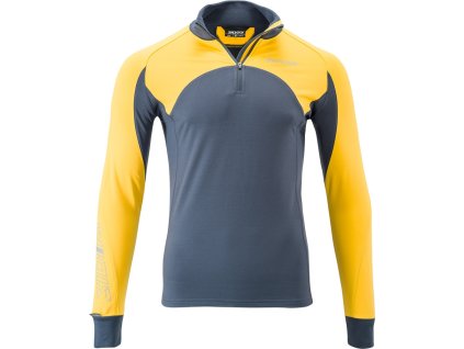 Pánská sportovní mikina Matese MJ1508 charcoal-yelow (Velikost M)