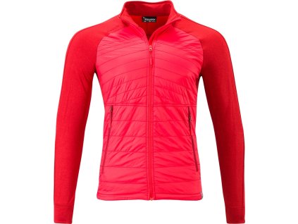 Pánská mikina s neprofukem Grado MJ1518 red-merlot (Velikost M)