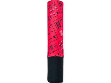 Zateplený multifunkèní šátek Floriano UA1524 red-black (Velikost one size)
