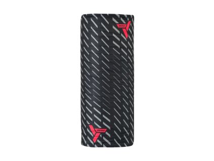 Zateplený multifinkèní šátek Marga UA1525 black-red (Velikost one size)