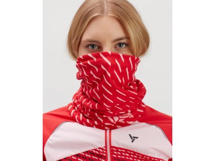 Zateplený multifinkèní šátek Marga UA1525 ruby-blush (Velikost one size)