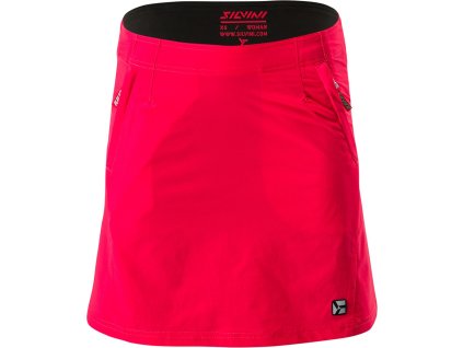 Cyklistická dámská sukně Invio WS1624 red-ocean (Velikost M)