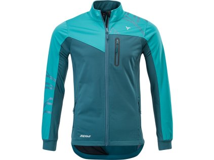 Pánská sportovní softshellová bunda Casino MJ1712 ocean (Velikost S)