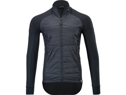 Pánská zateplená mikina Grado MJ1714 black-cloud (Velikost M)