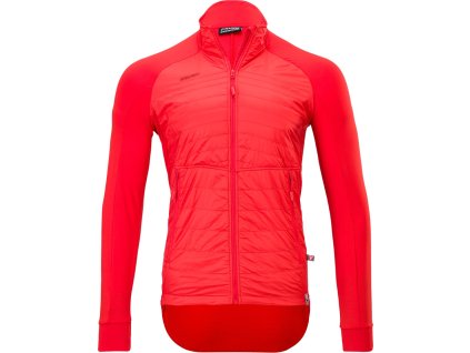 Pánská zateplená mikina Grado MJ1714 red-cloud (Velikost S)