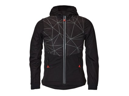 Dìtská softshell bunda Rognoza CJ1719 black-red (Velikost 122-128)
