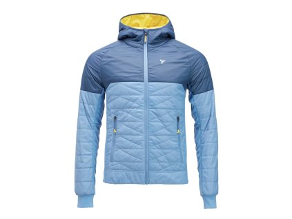 Pánská primaloft bunda Deruta MJ1901 blue-yellow (Velikost M)