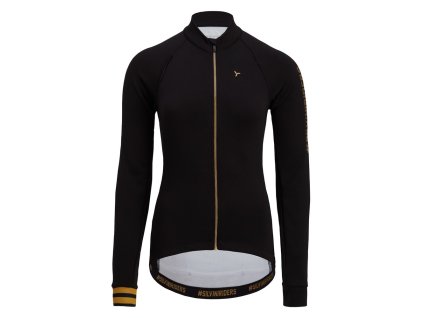 Dámský zateplený dres Leverone WD2030 black-gold (Velikost S)