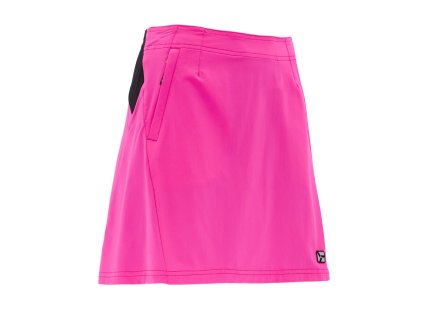 Dámská cyklistická sukně INVIO WS1624 pink-black (Velikost M)