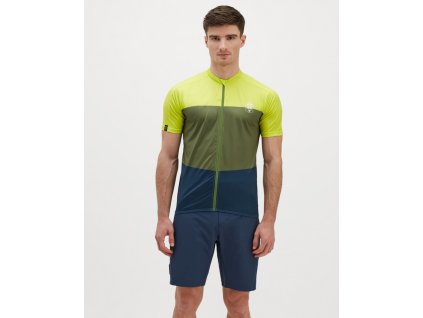 Pánský MTB dres Turano Pro MD1645 olive-ocean (Velikost M)