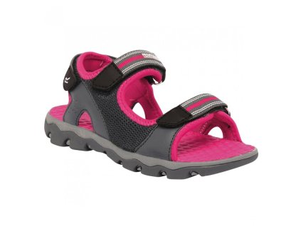 Dětské outdoorové sandály Terrarock Jnr RKF409 černá/růžová (Velikost 30)