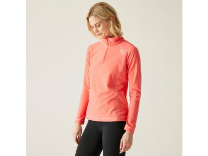 Dámská fleecová mikina Women´s Montes RWA240 peach bloom shell pink (Velikost 40)