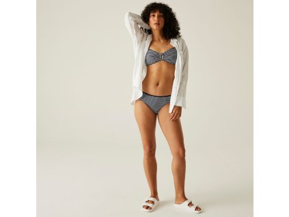 Dámský spodní díl plavek Aceana Bikini Brief RWM006 navy white seeksucker stripe (Velikost 38)