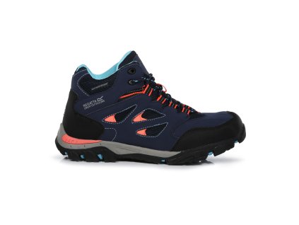 Dětské trekingové boty Holcombe IEP JNR RKF573 tm.modrá/coral (Velikost 33)