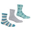 Dámské zimní ponožky 3pack Cosy Socks RWH050 tyrkys-ocean | RGT02039_MZD