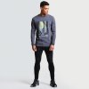 Pánské triko s dlouhým rukávem Fused Tee DMT452 šedá | RGT02065_3PD