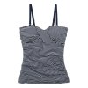 Dámský horní díl plavek Aceana Tankini III RWM035 navy white seeksucker stripe | RGT02154_8KV