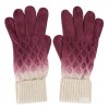 Dámské pletené rukavice Frosty GLove VII RWG065 dark red | RGT02210_DM1