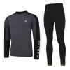 Pánský set termoprádla Exchange IV B/L DMU419 černá/šedá | RGT02232_06N
