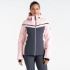 Dámská zimní lyžařská bunda Flurry Jacket DWP594 rose pink grey | RGT02240_1XP