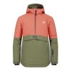 Dětská lyžařská bunda Freehand Jacket DKP436 olive-orange | RGT02259_1F2
