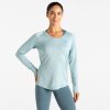 Dámské funkční triko dl. rukáv Discern Tee DWT527 aquifer | RGT04019_H7A