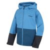 Dětská hardshell bunda Nicker K modrá/tm. modrá (Velikost 122-128)