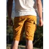 Pánské funkční kraťasy Kalfer M mustard (Velikost XL)
