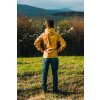 Pánská softshell bunda Sauri M mustard (Velikost S)