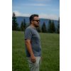 Pánské bavlněné triko Tee Base M dark grey (Velikost XXXL)
