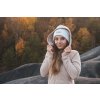 Dámská merino čepice Merhat 4 khaki (Velikost S-M)