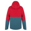 Pánská hardshell bunda Nicco M red/turquoise (Velikost XXL)