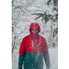 Pánská hardshell bunda Nicco M red/turquoise (Velikost XXL)