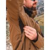 Pánská hardshell bunda Nickin M khaki/black (Velikost S)
