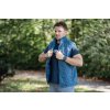 Pánská plněná ultralehká vesta Nimesie M blue (Velikost XXXL)