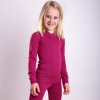 MS NDRD dětské funkční tričko dlouhý rukáv malinová | PRG00429_malinová