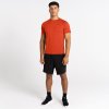 Pánské funkční triko Accelerate Tee DMT722 tm. cihlová | RGT01924_W50