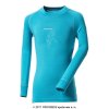 E NDRD dětské termo tričko dlouhý rukáv bambus tyrkysová | PRG00171_tyrkysová