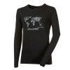 VANDAL "SVĚT" pánské triko s dlouhým rukávem s bambusem černá | PRG00354_černá
